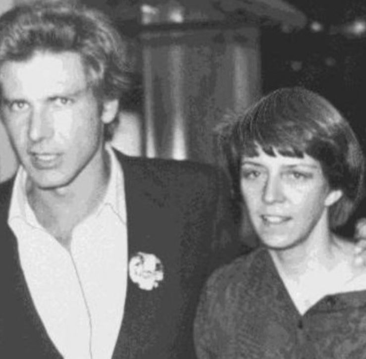 Mary Marquardt and Harrison Ford