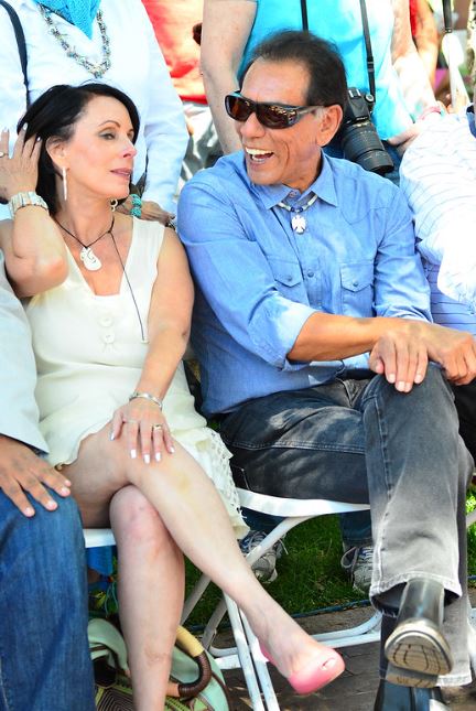 Maura Dhu Studi with her husband