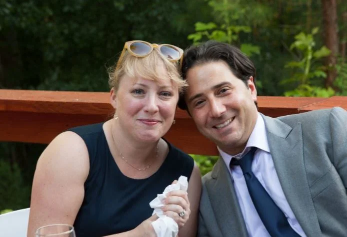 Michael Arougheti with wife