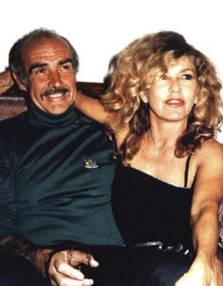 Micheline Roquebrune and Sean connery