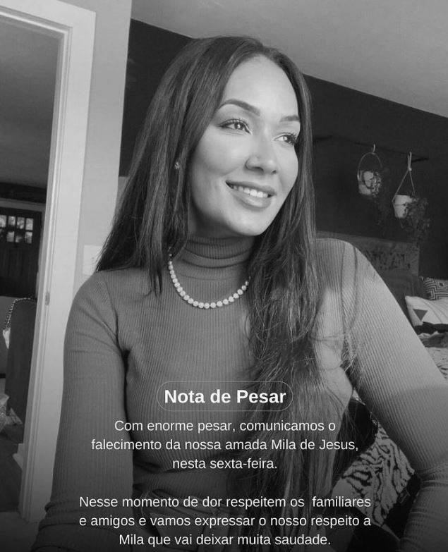 Mila De Jesus death cause