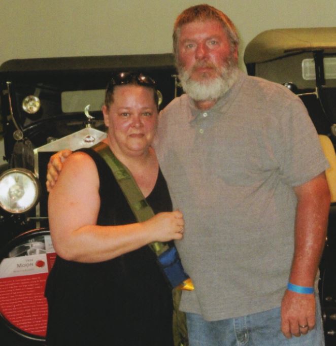 Misty Slaton Wentworth with her husband David Wentworth