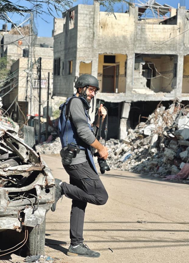 Motaz Azaiza in Gaza