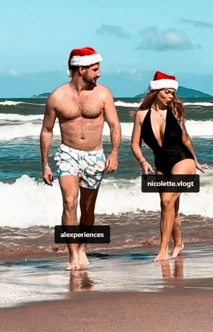 Nicolette Fountaris with her husband
