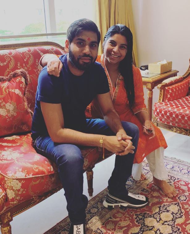 Nivaan Goyal with his sister Namrata Goyal
