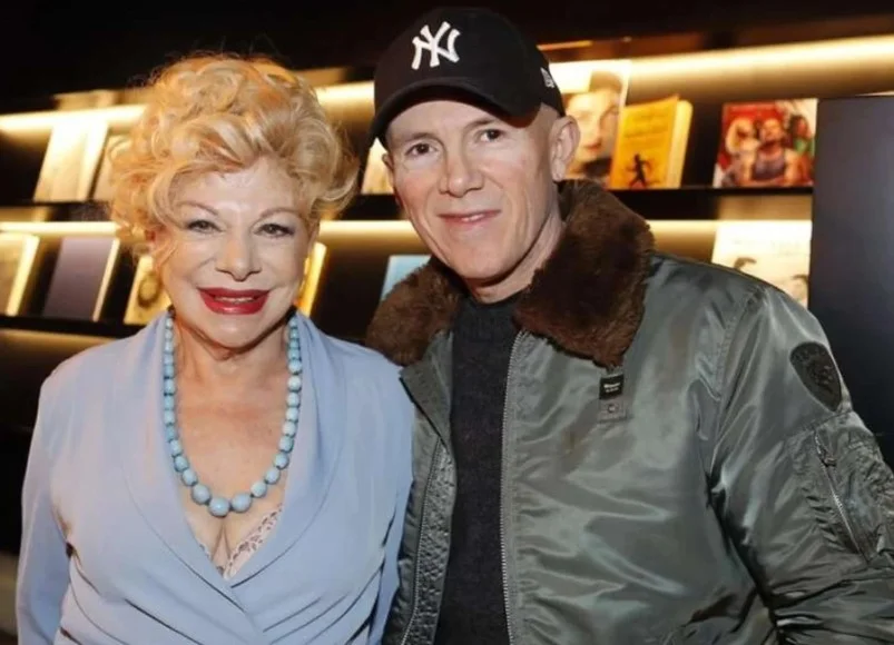 Ottavio De Lollis' wife Sandra Milo and son Ciro De Lollis