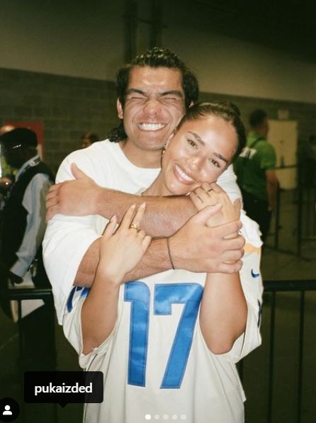 Puka Nacua with his girlfriend