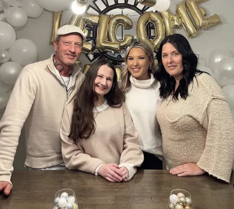 Rod Blanchard with his wife & kids