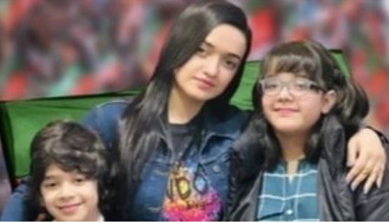 Sanam Javaid Khan with kids