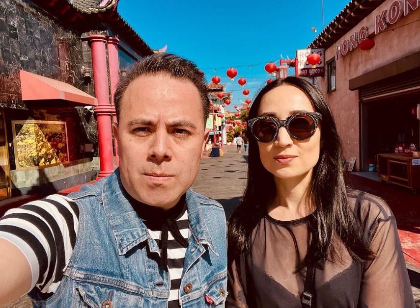 Simone Ling with her husband John Juan Mendez aka Silent Servant