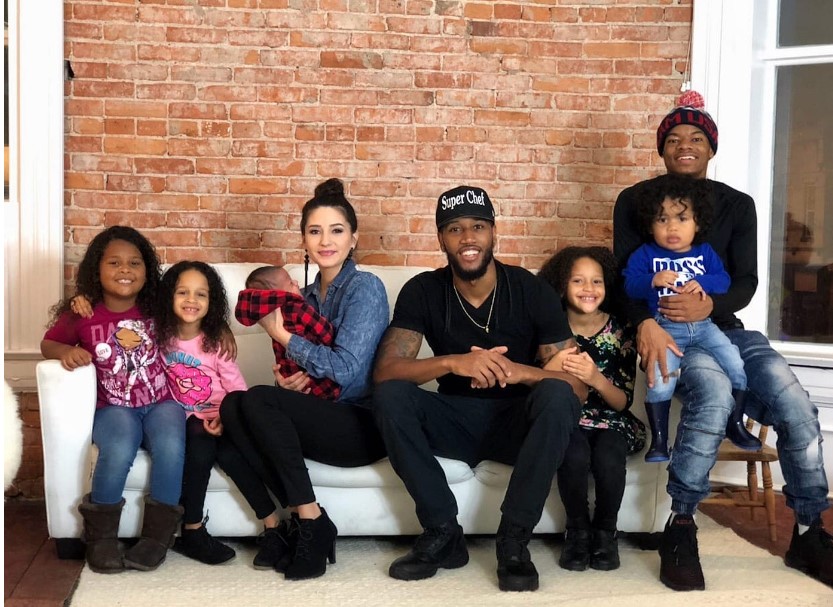 Tatahda Ferguson and her kids