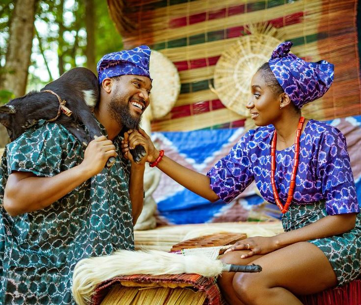 Tiwi Otedola with her husband Kunle Remi