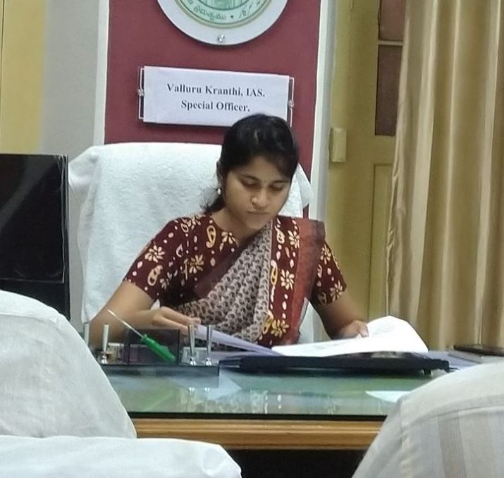 Valluru Kranthi is an IAS officer