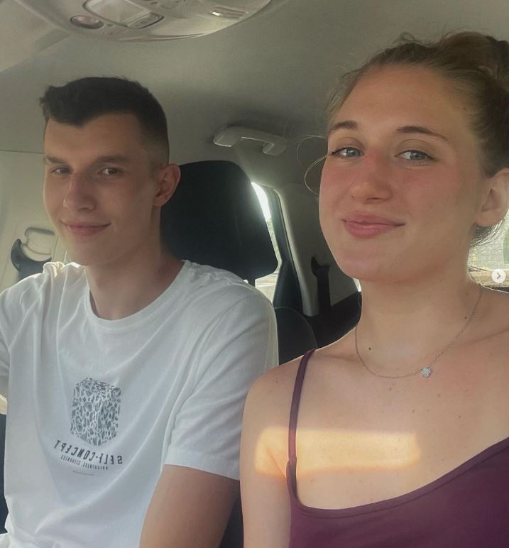 Zvonimir Ivisic with his girlfriend Katarina Džaferović