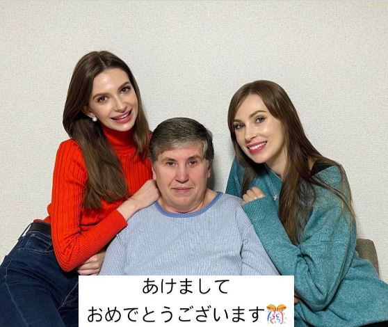 carolina Shiino with her mother and maternal grandmother