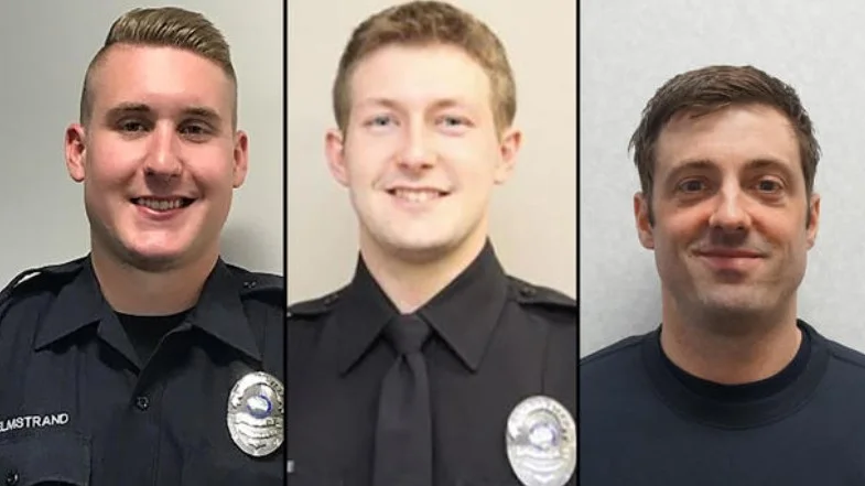 All police officer picture who died along Paul Elmstrand