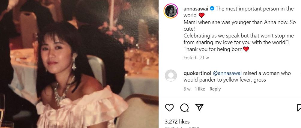 Anna Sawai mother picture
