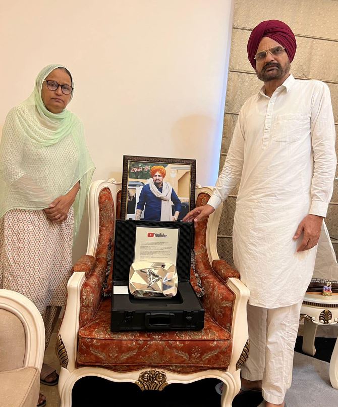 Balkaur Singh with his wife Charan Kaur