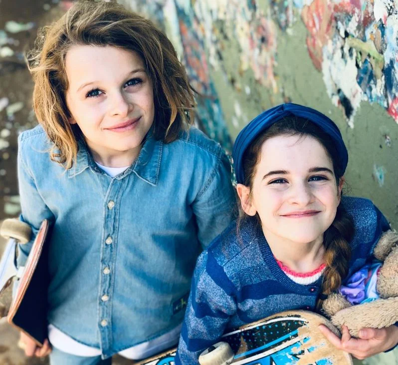 Biggy Norris with his sister