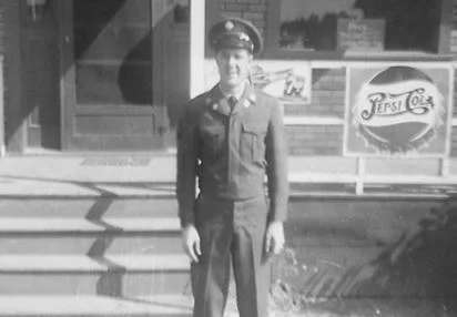 Bob Moore during his military days
