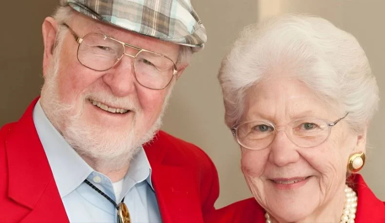 Bob Moore with his wife