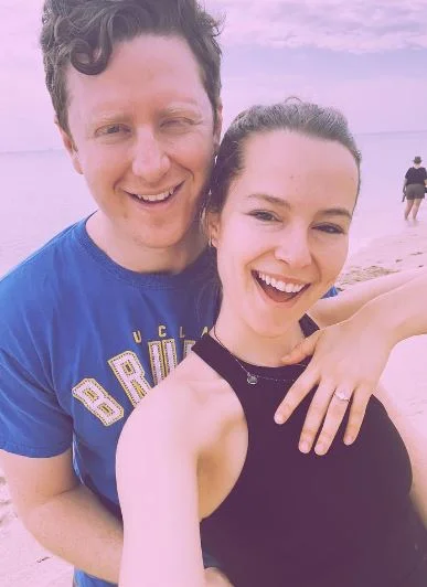 Bridgit Mendler with her husband