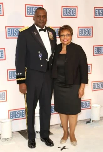Charlene Austin with her husband