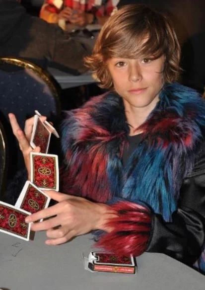 Childhood photo of David Laid