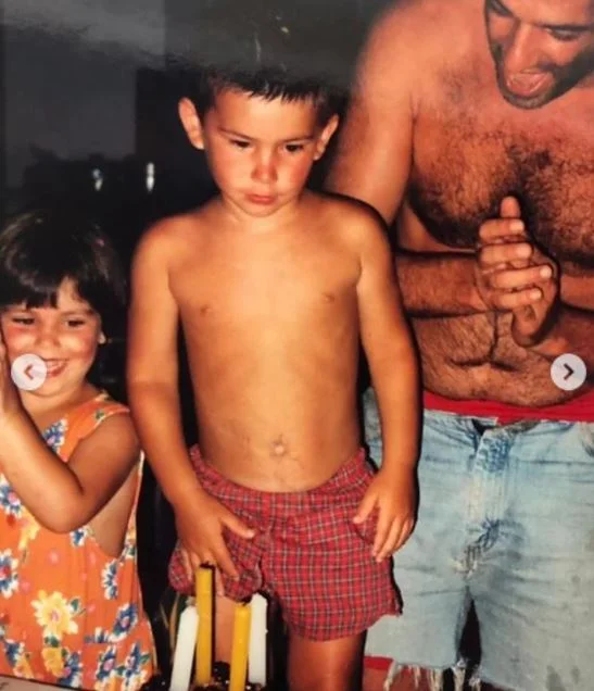 Childhood photo of Pedro Rosemblat