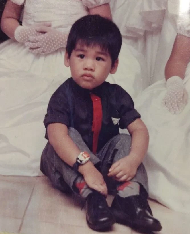 Childhood photo of Ruy Iskandar
