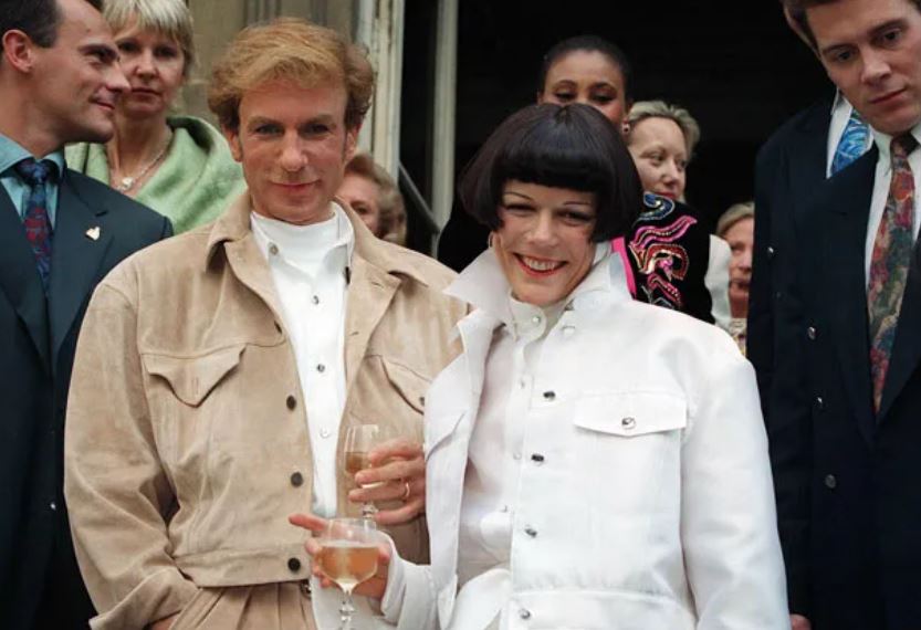 Claude Montana and his wife