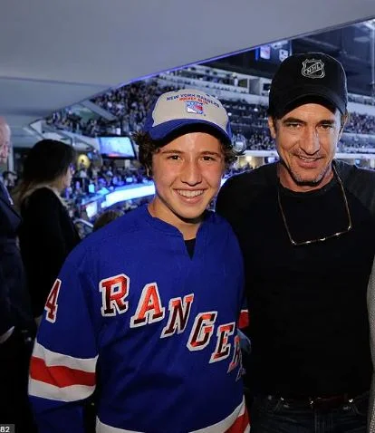 Clyde Mulroney with his father