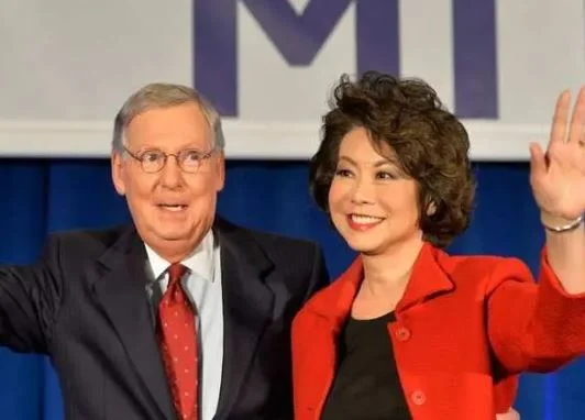 Elaine Chao with her husband