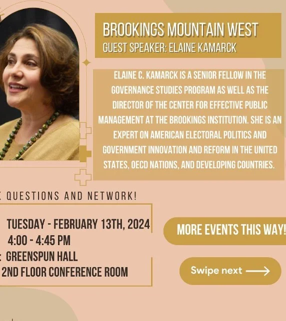 Elaine Kamarck bio