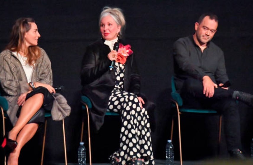 Elli Griff with Jana Carboni and James Harrison at Odeon Luxe Leicester Square