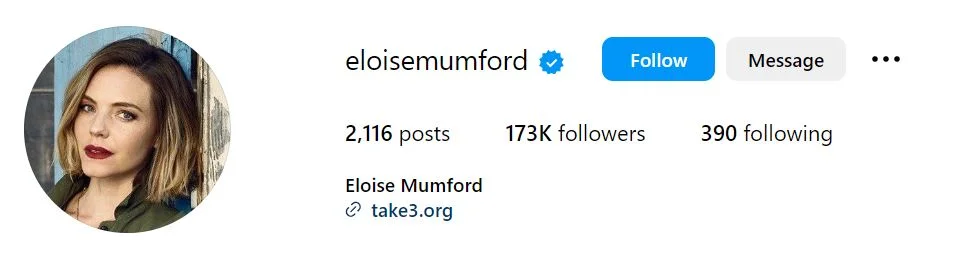 Eloise Mumford's IG Profile
