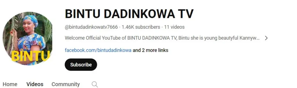 Fatima Sa’id's Youtube channel