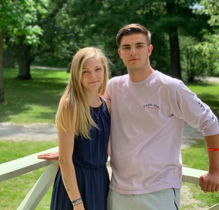 Gabby Petito with her brother