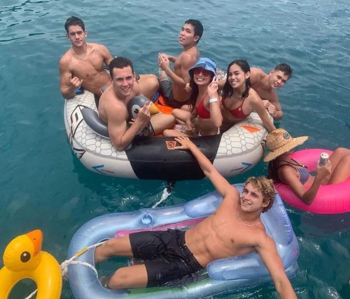 Gabriel Goes with his friends