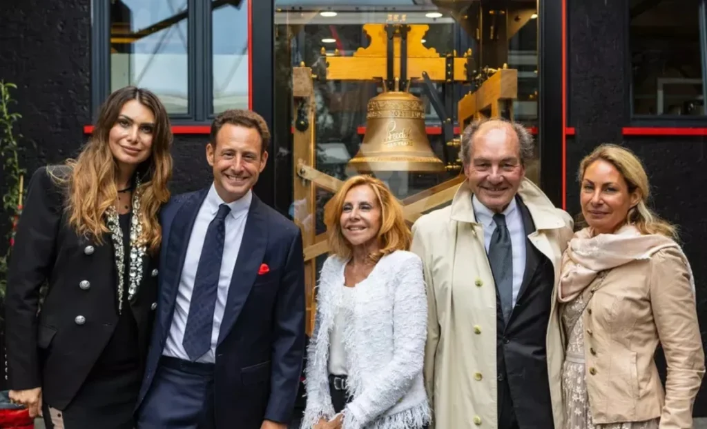 Georg Riedel with his family members