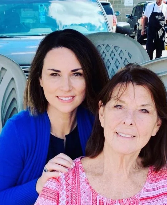 Heidi Przybyla with her mother