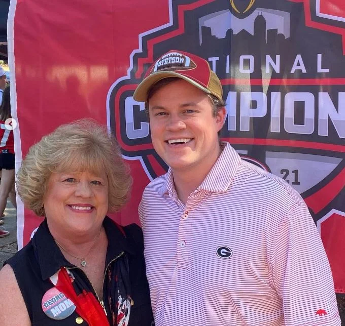 Jett Puckett with his mother