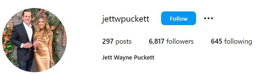 Jett Puckett's IG profile