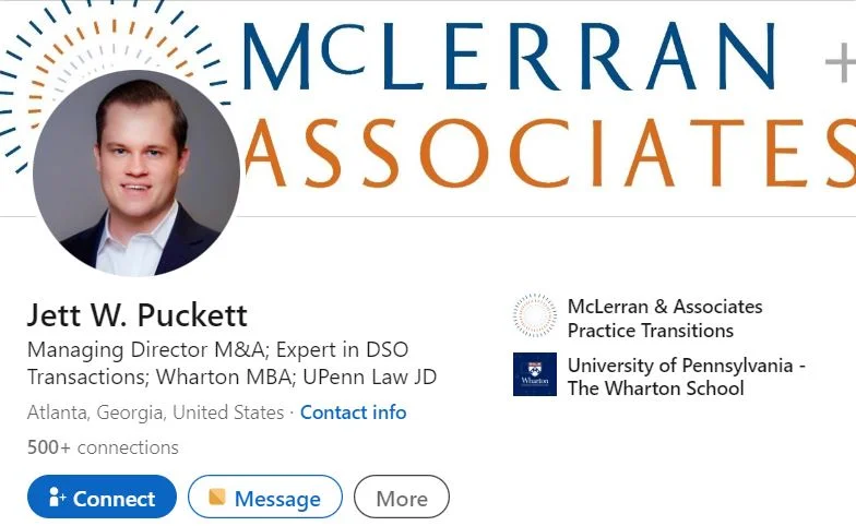 Jett Puckett's LinkedIn profile