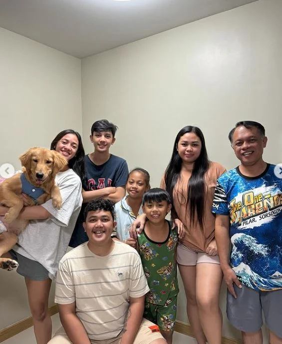 Justine Jazareno family