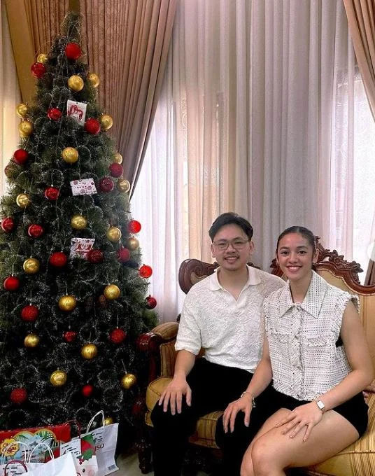 Justine Jazareno with boyfriend