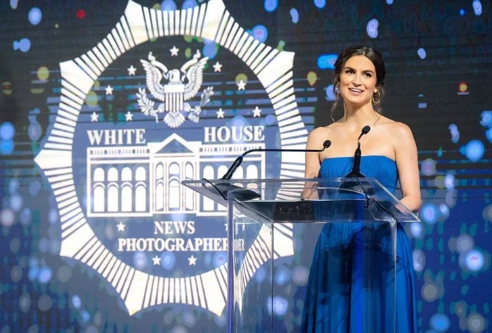 Kaitlan Collins hosts White House News Photographers Association