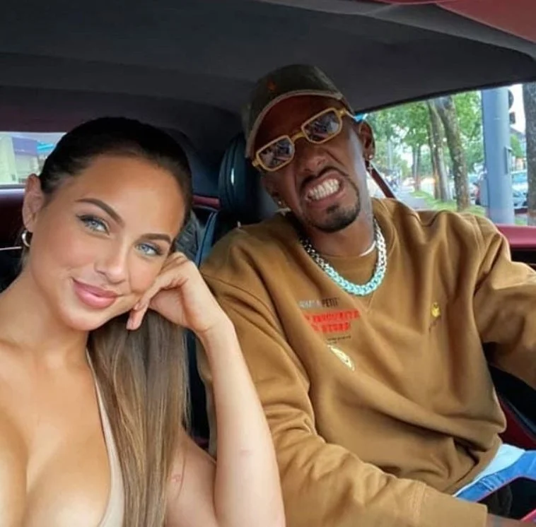 Kasia Lenhardt with Jerome Boateng