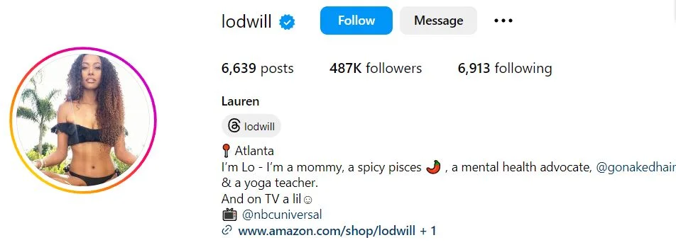 Lauren Williams' Instagram