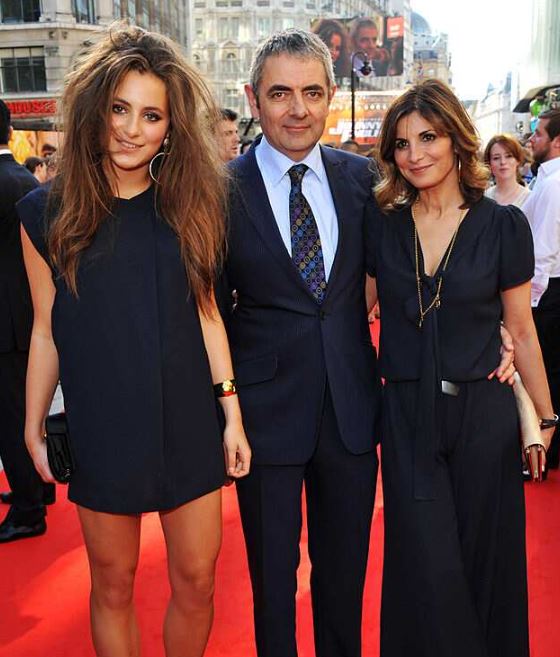 Lily Sastry with her parents